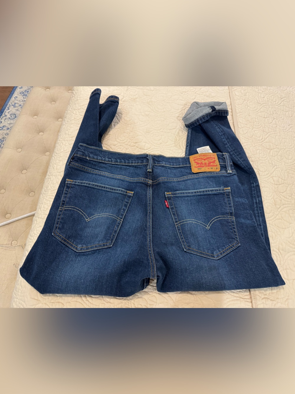 Levi's Dark Blue 502 READ DESCRIPTION FOR SIZE INFO